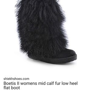 BearPaw fur Boot Size 9